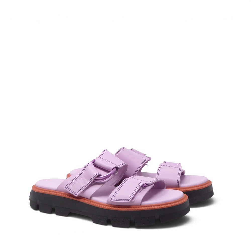 NEW Sorel Womens Rein CB Buckle Slide Sandals Purple NL5223-572 Size 8